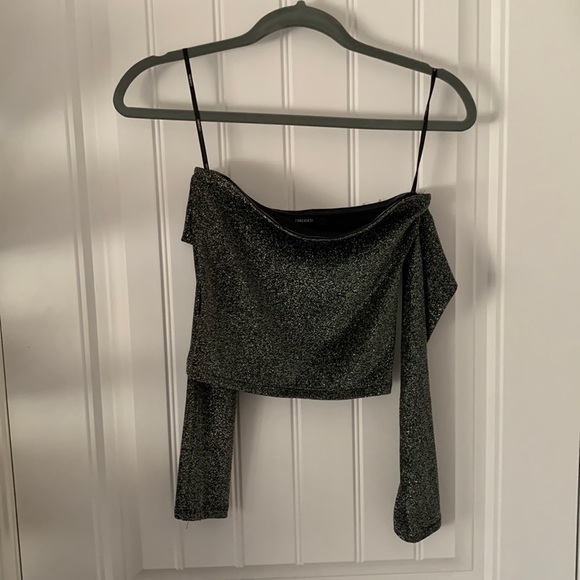 Off the shoulder sparkly top - Picture 1 of 2